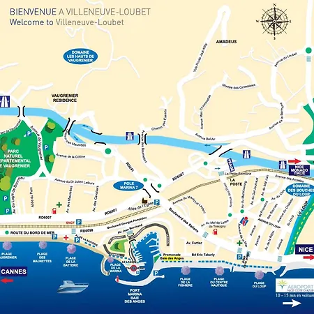 4 Pers , 100m De La Marina Baie Des Anges